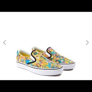 NIB Brand New Vans Simpson’s Slip Ons 9.0 Mens